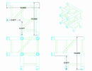 Global Truss SQ-4126, F34 3-Way 90 Degree Corner