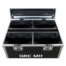 ADJ QRC MH, Quad Heavy Duty Dual Road Case, Fits Focus Spot 5Z, 4Z, Vizi RX ONE, Vizi Qwash.Hex Wash, and Other Similar Sized ADJ Fixtures