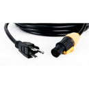 Accu-Cable SIP1MPC100, 100 ft (30.4M) IP65 to Edison Plug