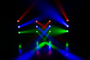 Eliminator Stryker Max, 240 Watt LED Moving Head Wash, 6 x 40 Watt RGBW LEDs, LED FX Ring