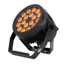 ADJ 18P HEX IP, High Powered Outdoor IP65 Rated HEX Par with 6 in 1 HEX LEDs, 18 x 12 Watt Rgbaw + UV Outdoor PowerCon True 1 In/Out Connectors, DMX IP Rated 5 Pin DMX Runbber Covers and Connectors, Linkable, 30 Degree Beam Angle