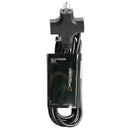 Accu-Cable EC163-3FER10, 10 Ft 16 Gauge Black AC Extension with 3Fer
