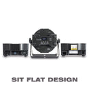 Eliminator Mega Flat Hex L PAK4, 4 x Mega Par L Hex, 3 x DMX Cables, 1 x Soft Carrying Pack