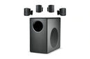 JBL C50PACK, Sub-Sat Speaker System (1 Subwoofer + 4 Satellites), Blk