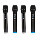 American Audio WM-419, 4 Channel Wireless Handheld Mic System, 19 Inch Rack Mountable, Intelligent Frequency Autoscan with IR Synchronization, 50 Channels Available per Receiver