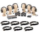 Anchor Audio Portacom 6 User Pack (w/ cables), Portacom Six User Pack (With Cables) 6 BP-2000, six headsets, PC-2000, B3-2000, carrying case & 7 EX-50M