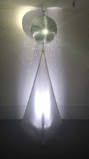 Eliminator Decor MBSK, Mirror Ball Stand Kit with Lycra Tripod Cover