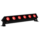 ADJ UBL6H, 1/2 Meter Linear Lime Infused Bar, 6 x 20 Watt HEX LEDs, RGBAL+UV, 17 Degree Beam Angle, High CRI of 90, Includes 20 Degree Diffusion Lens