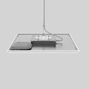 Shure MXA902W-S-60CM-USB, Ceiling Array Microphone + Loudspeaker, MXA902W-S and Aniusb