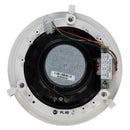 RCF PL 60, 6" Twin-Cone Flush Mounting Ceiling Speaker, White, 6W, 70-100V