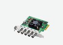 Blackmagic DeckLink Duo 2, PCIe capture and playback card with 4 independent channels for SD and HD up to 1080p60