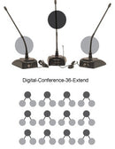 VocoPro Digital-Conference-36-Extend - Expandable plug-and-play wireless/wired conference system with 36 microphones - View 2