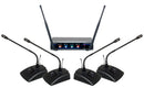 VocoPro Digital-Quad-C4-II, Four Channel UHF Digital Wireless Conference System