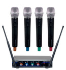 VocoPro Digital-Quad-H4, Four Channel Wireless Handheld Microphone System "Mic-on-Chip" Technology