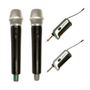 VocoPro DPR-DUAL-2 - Two-Person Rechargeable Plug-In Wireless Microphone System with Mic-On-Chip (tm) Technology.