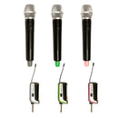 VocoPro DPR-TRIO - Three-Person Rechargeable Plug-In Wireless Microphone System with Mic-On-Chip (tm) Technology.