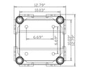 Global Truss DT-6WB, 6-Way Corner Block for DT-GP 12 in Plated Truss