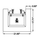 Global Truss DT-GP34-Shelf-BLK, Black Truss Shelf for DT-GP and F34 Truss, 40 lb Capacity
