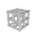 Global Truss DT46-UJB, 6-Way Universal Junction Corner Block for DT46 Box Truss