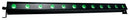 ADJ UBL12H, 1 Meter Linear Lime Infused Bar, 12 x 20 Watt HEX LEDs, RGBAL+UV, 17 Degree Beam Angle, High CRI of 90, Includes 20 Degree Diffusion Lens