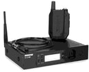 Shure GLXD14R+/93-Z3, The GLXD-D+ Dual Band Wireless Rack System features the miniature wearable WL93 lavalier microphone for spoken word applications and the GLXD4R+ half-rack receiver