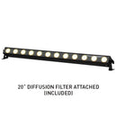 ADJ UBL12HB, 12 x 20 Rgbaluv LED Battery Powered 1 Meter Bar, Aria X2