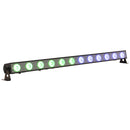 ADJ UBL12HB, 12 x 20 Watt RGBAL+UV LED Battery Powered 1 Meter Bar, Aria X2