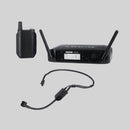 Shure GLXD14+-Z3, GLXD14/PGA31 Headworn Wireless System, The GLXD-D+ Dual Band Wireless Bodypack System features the WA302 guitar cable and the GLXD4+ tabletop receiver