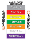 Accu-Cable AC3PDMX25, 25 ft 3-Pin DMX Cable