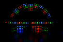ADJ Encore DBX, IP65 Dual Blinder, 2 x 150 Watt RGBAW, Individually Controllable Cells, RGB Background, Aria X2