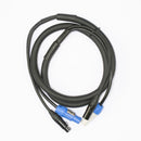 Accu-Cable AC5PPCON6, 6 ft - 5-Pin DMX & PowerCon Link Cables