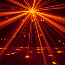 ADJ Starburst, Centerpiece Sphere Effect with 5 x 10 Watt RGBA LEDs, Sound Active, Rotation and Speed Control via DMX, Strobe Effect