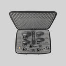 Shure PGADRUMKIT5, Drum Microphone Kit, 5-piece drum mic kit including 1-PGA52, 3-PGA56, 1-PGA57, 1-A25D stand adapter, 3-AP56DM drum mounts, 5 Xlr-xlr cables, case