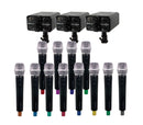 VocoPro FIELD-QUAD-FILM-12H, Portable Twelve Handheld Field/Camera-Mountable Wireless Microphone System.