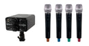 VocoPro FIELD-QUAD-HH1, Portable Quad Handheld Field/Camera-Mountable Wireless Microphone System.