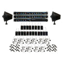 VocoPro Fin-Play-20, 20-User Long Range Digital Wireless Microphone Package with Bodypack Transmitters and Active Antenna Distribution System