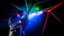 Chauvet DJ GigBAR 2, 4-in-1 Pack-n-Go Lighting System with Derbys, Wash, Laser and Strobe Effects