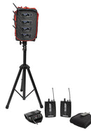VocoPro IEM-900-BAND-4, Long Range Pro Stereo Wireless In-Ear Monitor Package with Four Transmitters and Four Receivers