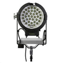 AAdynTech Jab Daylight, Light Output - 3,730 Footcandles at 10 feet, 1.77 Amp Power Draw, Built-in UIM Controller with Effects and DMX Assignment, DMX In and Out, Optional Tethered UIM Remote Controller, 100-277 VAC 50/60 Hz, 28.8 VDC Battery Power