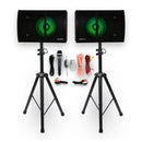VocoPro K-FAN-PRO, 500W Stereo Karaoke System with Bluetooth, MP3, FM, LED Light Effects and Wireless Vocal Microphone
