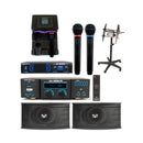 VocoPro K-ROOM, Pro Karaoke Package with Amplifier, Speakers, Dual Infrared Wireless Microphones, and TV Monitor Stand for Commercial or Home Karaoke Rooms