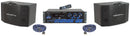 VocoPro KRS-3, Digital Karaoke Receiver Mixing Amplifier with Speaker Package