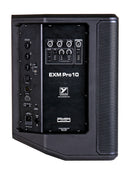 EXM Professional Battery-Powered PA Speaker. 10" Woofer with 1" HF Driver, onboard mixer, built -in effects, bluetooth. 850 watts (peak)