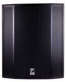 YORKVILLE - NX 18” Powered Subwoofer 18" Woofer with 3" Voice Coil. 1200 watts program (2400 watts peak)