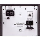 Paraline 15” Premium Powered Subwoofer, with integrated power amplifiers  3000W Peak (1500W Program). Features a 15" Neodymium Driver with 4" Voicecoil. 135 dB Peak (129 dB Continuous.) XLR in and out, Locking PowerCON® connectors. Ground stack or fly with integrated rigging hardware. 11-ply Baltic Birch with Black Ultrathane paint. IP54 Rated for outdoor use.