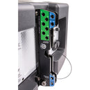 Paraline Compact Line Array Powered top box, with 2 x 8” neodymium LF Drivers, 2x1" Exit Neodymium HF Driver, with Tom Danley's patented Paraline lens and Synergy Horn Technologies. 1400 W Peak (1200 W Program) with DSP, Array Hardware, XLR in and out, Locking powerCON® connectors, IP54 Rated for outdoor use. Max SPL 140 dB, Polypropylene enclosure.