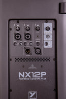 NX 12” Powered Loudspeaker 1450 watts program, (4850 watts peak) 12" woofer & 1" Driver, Bluetooth, 3 channel onboard mixer, integrated flying hardware.