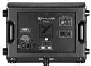 Paraline 4x 6” Powered Loudspeaker 1200 watts peak- powered - compact array loudspeaker - 4 x 6" woofers & 2 x 1" drivers on a Paraline lens. 110° wide and 15° vertical dispersion, dual stand mount, locking safety pins and stackable feet