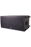 Paraline 2x 15” Powered Subwoofer 2800 watts peak – powered – compact stackable active subwoofer -- 2 x 12” front loaded woofers, with casters and fly points.