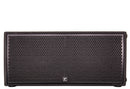 YORKVILLE - Paraline 2x 15” Powered Subwoofer 2800 watts peak – powered – compact stackable active subwoofer -- 2 x 12” front loaded woofers, with casters and fly points.